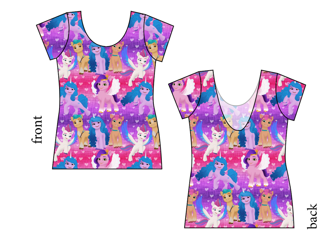 Pony Magic Ladies' Low Back Ballerina Tee