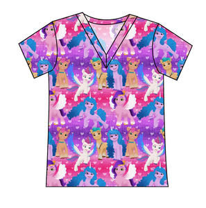 Pony Magic Ladies' Slouchy V-Neck Tee