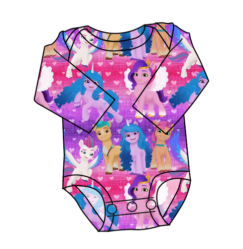 Pony Magic Lap Neck Bodysuit
