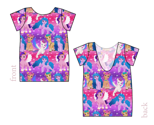 Pony Magic Low Back Ballerina Tee