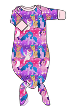 Load image into Gallery viewer, Pony Magic Newborn Knotted Gown