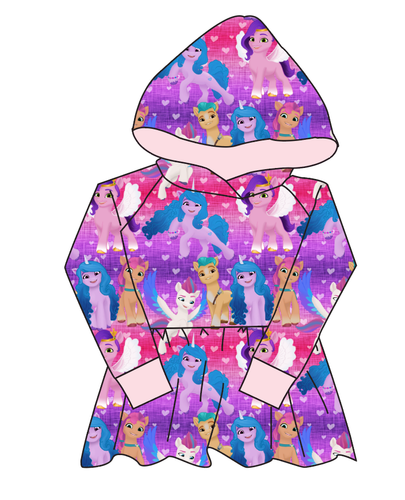 Pony Magic Peplum Hoodie (or Crewneck)