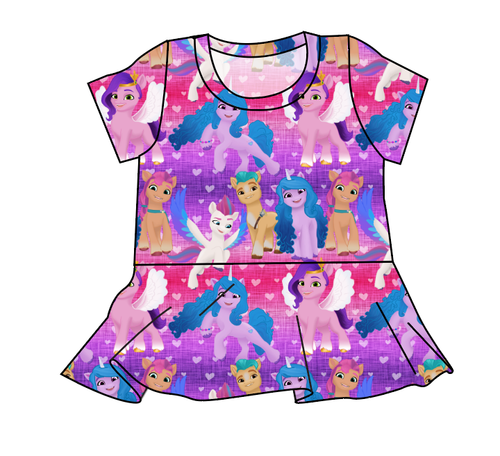 Pony Magic Peplum Top