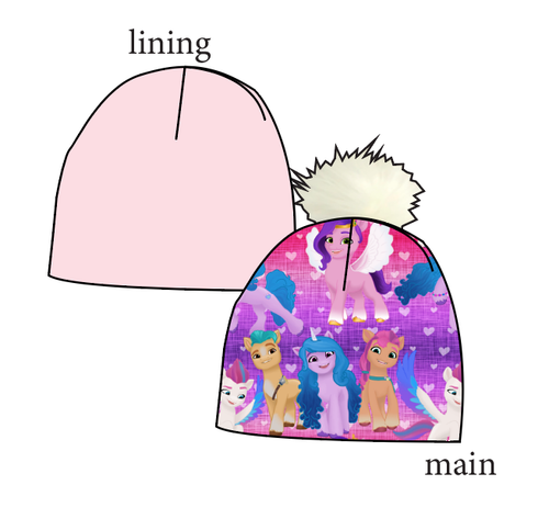 Pony Magic Slouchy Beanie (Reversible!)