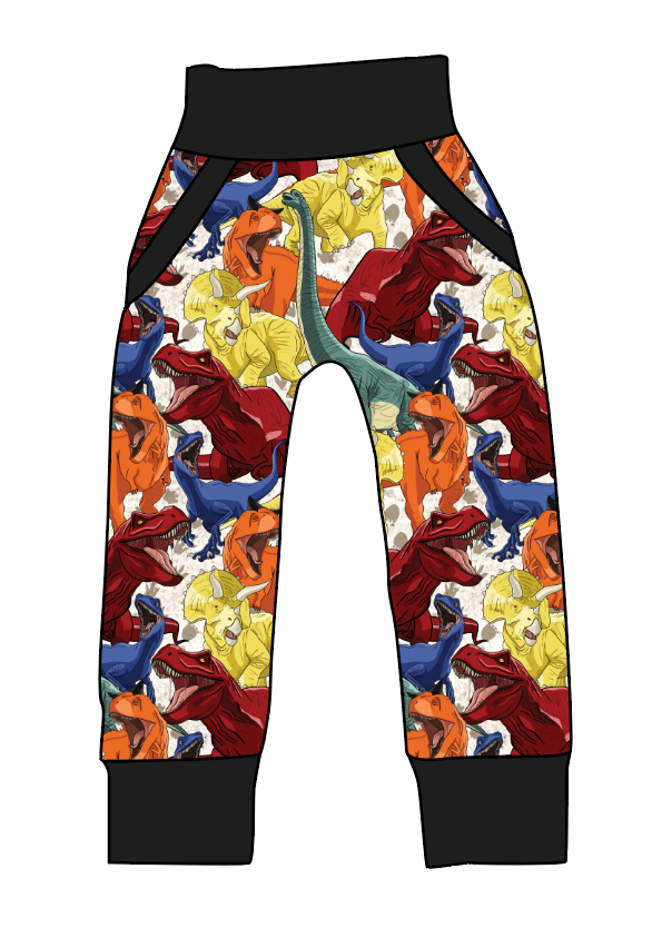 Jurassic Dinos Beanpole Pants And Shorts