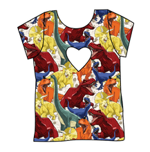 Load image into Gallery viewer, Jurassic Dinos Cambria Heart Back Tee