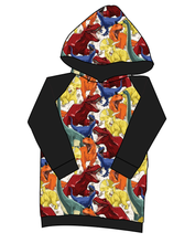 Load image into Gallery viewer, Jurassic Dinos Classic Hoodie (or Crewneck)