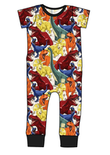 Load image into Gallery viewer, Jurassic Dinos Emmett Pants And Shorts T-Shirt Romper
