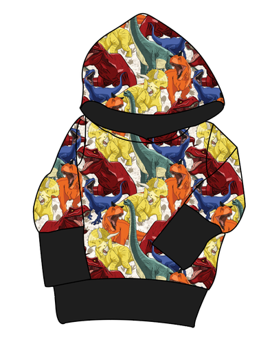Jurassic Dinos Grow With Me Hoodie (or Crewneck)