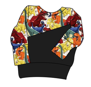Jurassic Dinos Grow With Me Hoodie (or Crewneck)