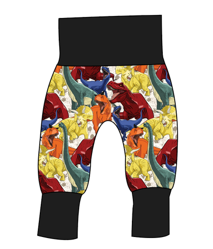 Jurassic Dinos Grow With Me Pants And Shorts