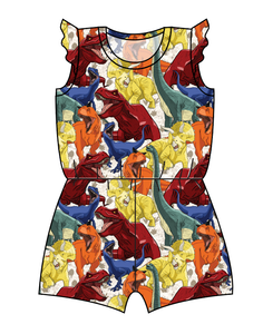 Jurassic Dinos Ivy Summer Romper