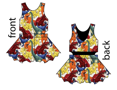 Jurassic Dinos Kids Playsuit