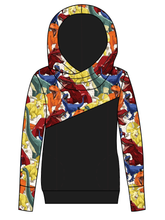 Load image into Gallery viewer, Jurassic Dinos Ladies Hoodie