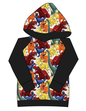 Load image into Gallery viewer, Jurassic Dinos Ladies Hoodie