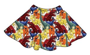 Jurassic Dinos Ladies' Circle Skirt