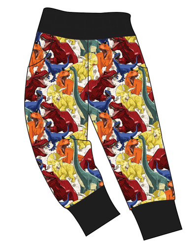 Jurassic Dinos Mens' Joggers and Jogger Shorts