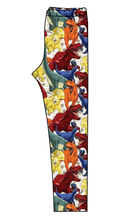 Load image into Gallery viewer, Jurassic Dinos Ladies&#39; Lounge Leggings