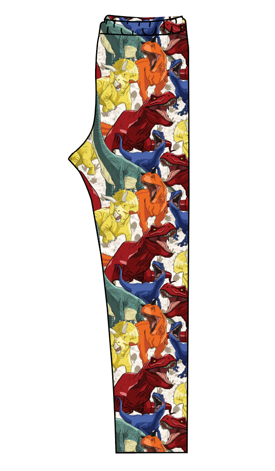 Jurassic Dinos Ladies' Lounge Leggings