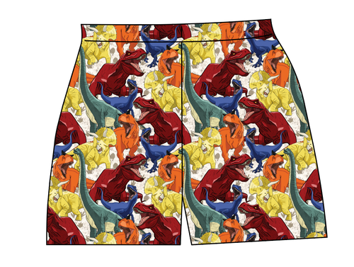 Jurassic Dinos Ladies' Lounge Shorts