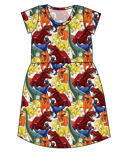 Jurassic Dinos Ladies' Play Dress