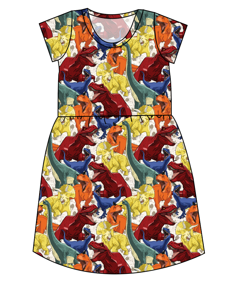 Jurassic Dinos Ladies' Play Dress