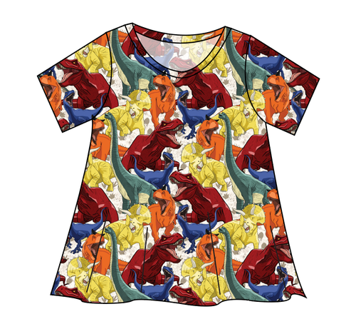 Jurassic Dinos Ladies' Swing Tee