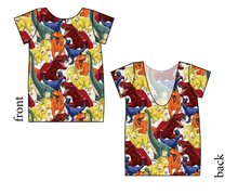 Load image into Gallery viewer, Jurassic Dinos Low Back Ballerina Tee