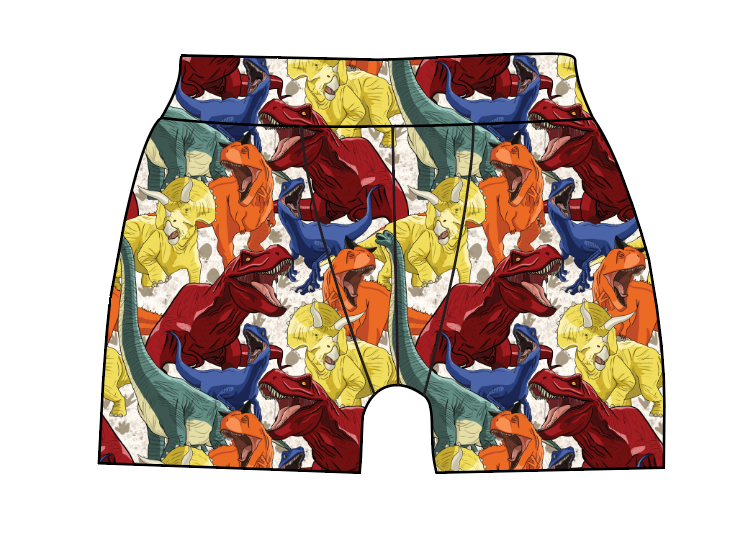 Jurassic Dinos Mens' Boxer Briefs