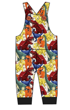 Load image into Gallery viewer, Jurassic Dinos Overalls and Shortalls