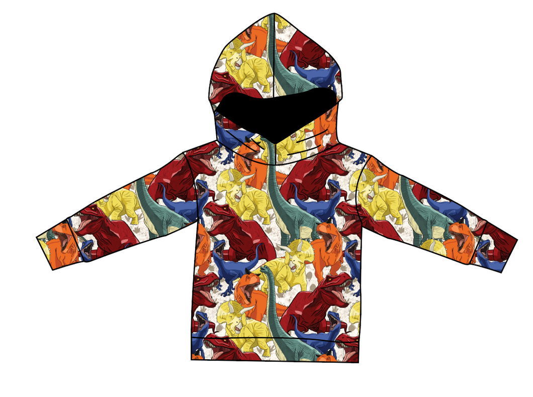 Jurassic Dinos Oversized Hoodie