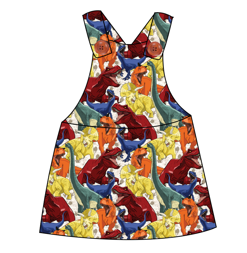 Jurassic Dinos Skirt-Alls