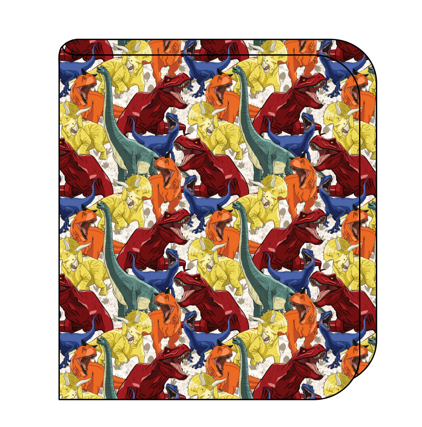 Jurassic Dinos Swaddle Blanket
