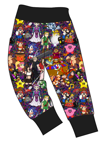 90s Gamer Basic Joggers And Jogger Shorts