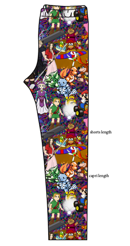 90s Gamer Basic Leggings