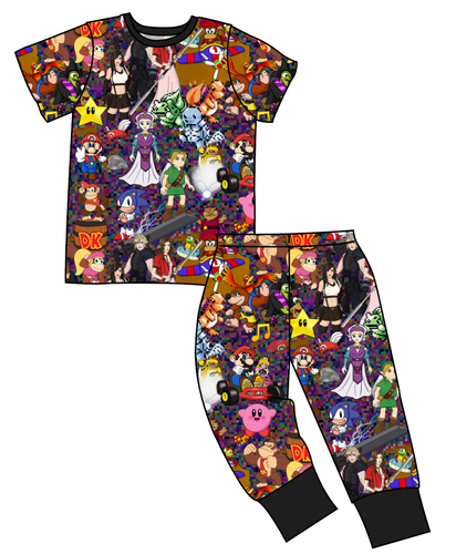 90s Gamer Basic Loungewear Set