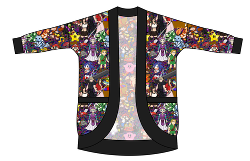 90s Gamer Kids Cocoon Cardigan
