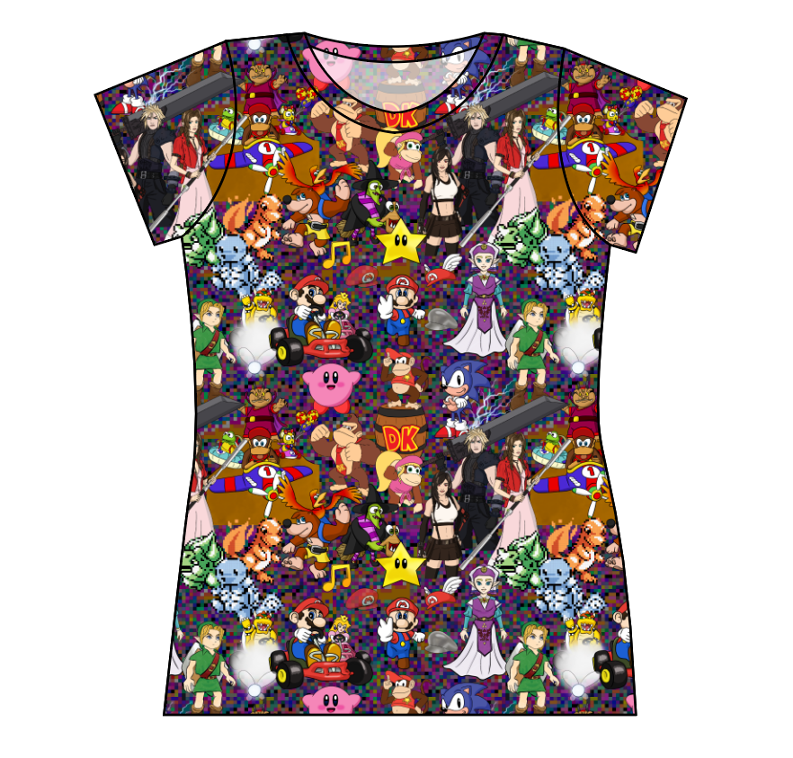 90s Gamer Ladies' Basic Tee