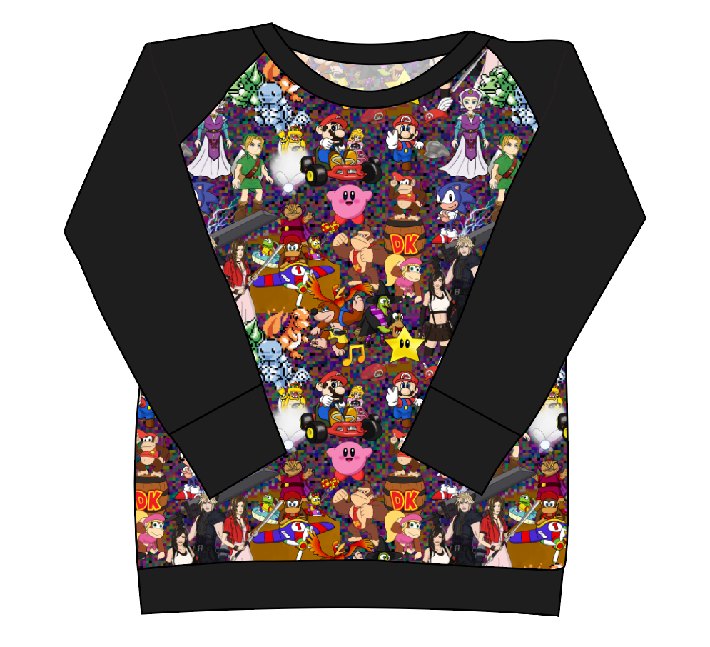 90s Gamer Ladies' Classic Crewneck