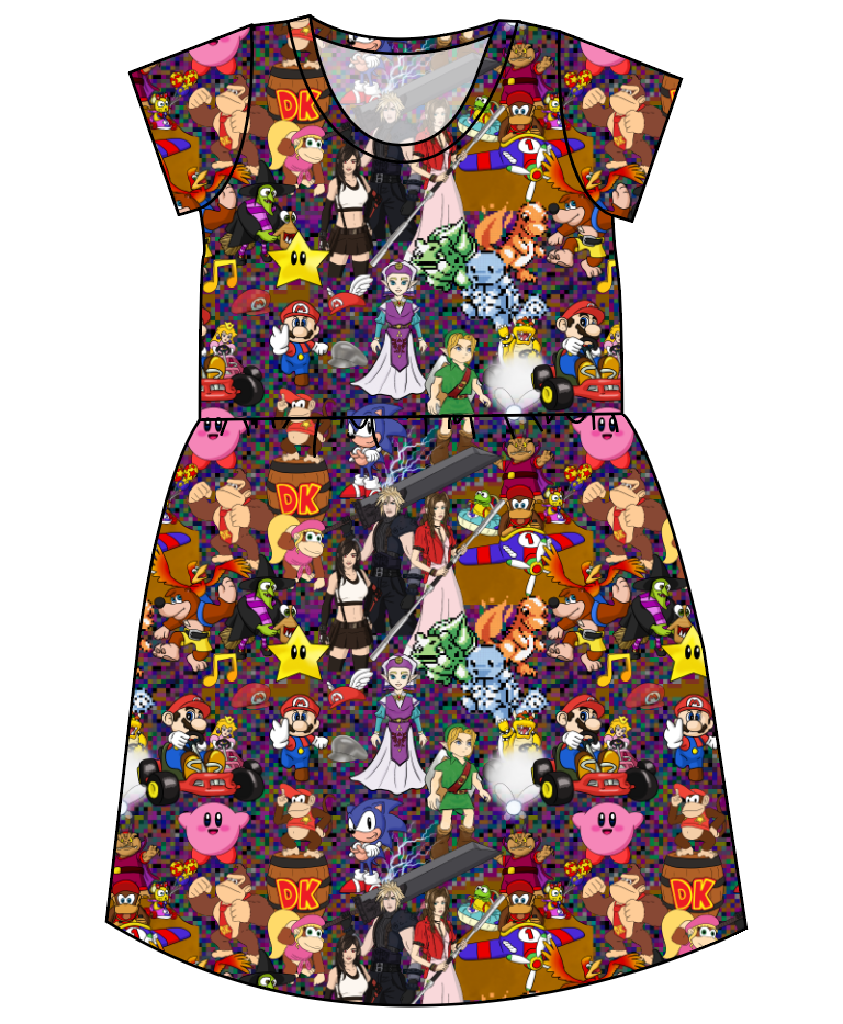 90s Gamer Ladies' Play Dress