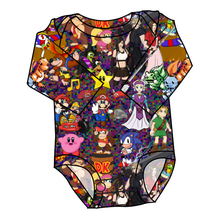 Load image into Gallery viewer, 90s Gamer Lap Neck Bodysuit