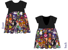 Load image into Gallery viewer, 90s Gamer Low Back Dress