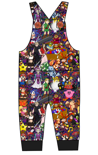 90s Gamer Overalls and Shortalls
