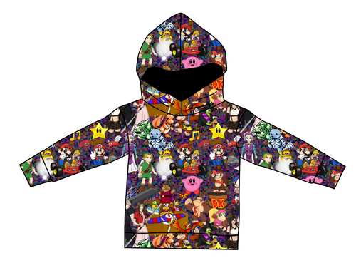 90s Gamer Oversized Hoodie