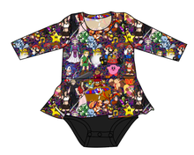 Load image into Gallery viewer, 90s Gamer Peplum Top