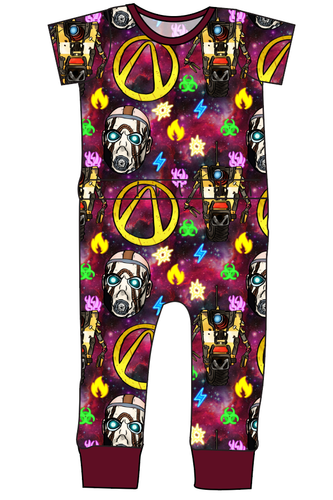 Vault Hunting Bennett Pants and Shorts Length T-Shirt Romper