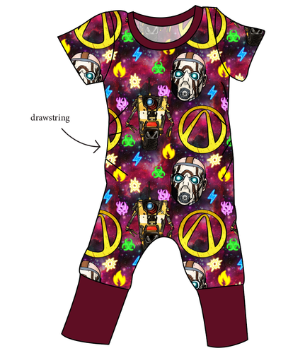 Vault Hunting Grow With Me Pants And Shorts Romper