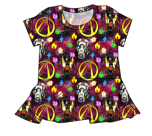 Vault Hunting Ladies' Peplum Top