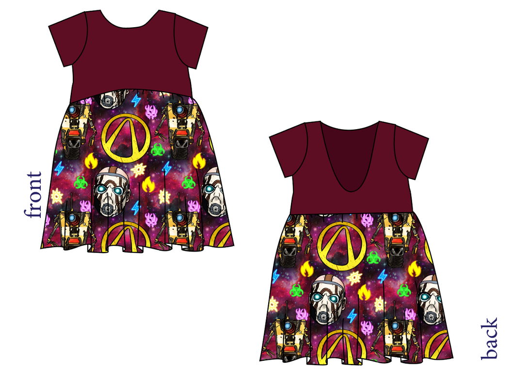 Vault Hunting Low Back Dress