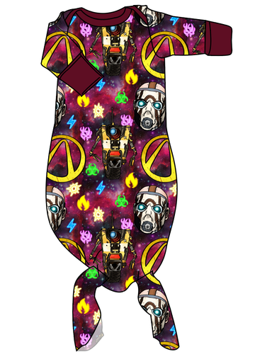 Vault Hunting Newborn Knotted Gown